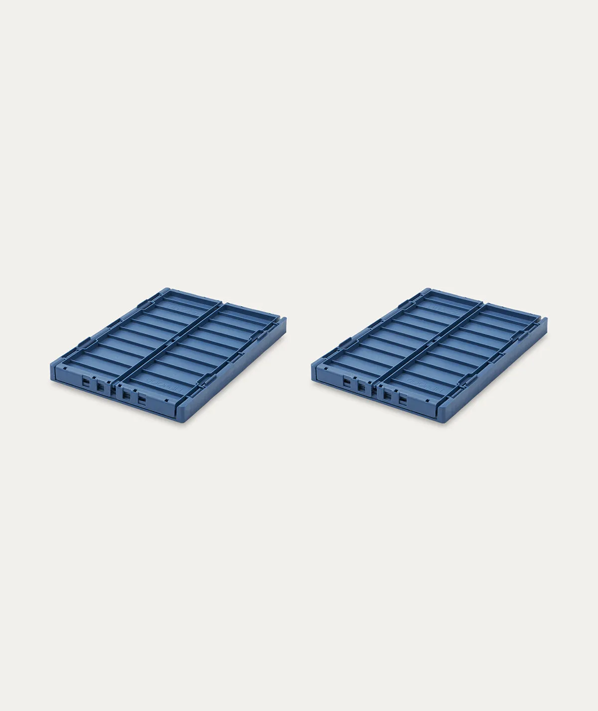 2 Pack Weston Storage Medium Crate - Blue