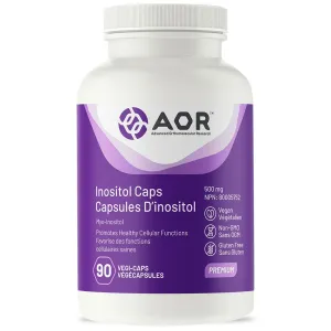 AOR Inositol Caps (500mg) (90 Vegi-Capsules)