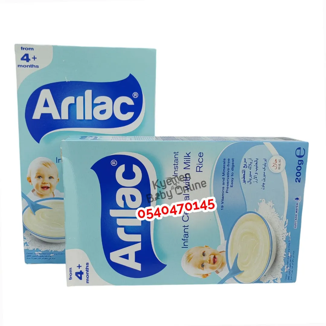 Arilac Infant Cereal With Milk [Rice] (200g) 4m 