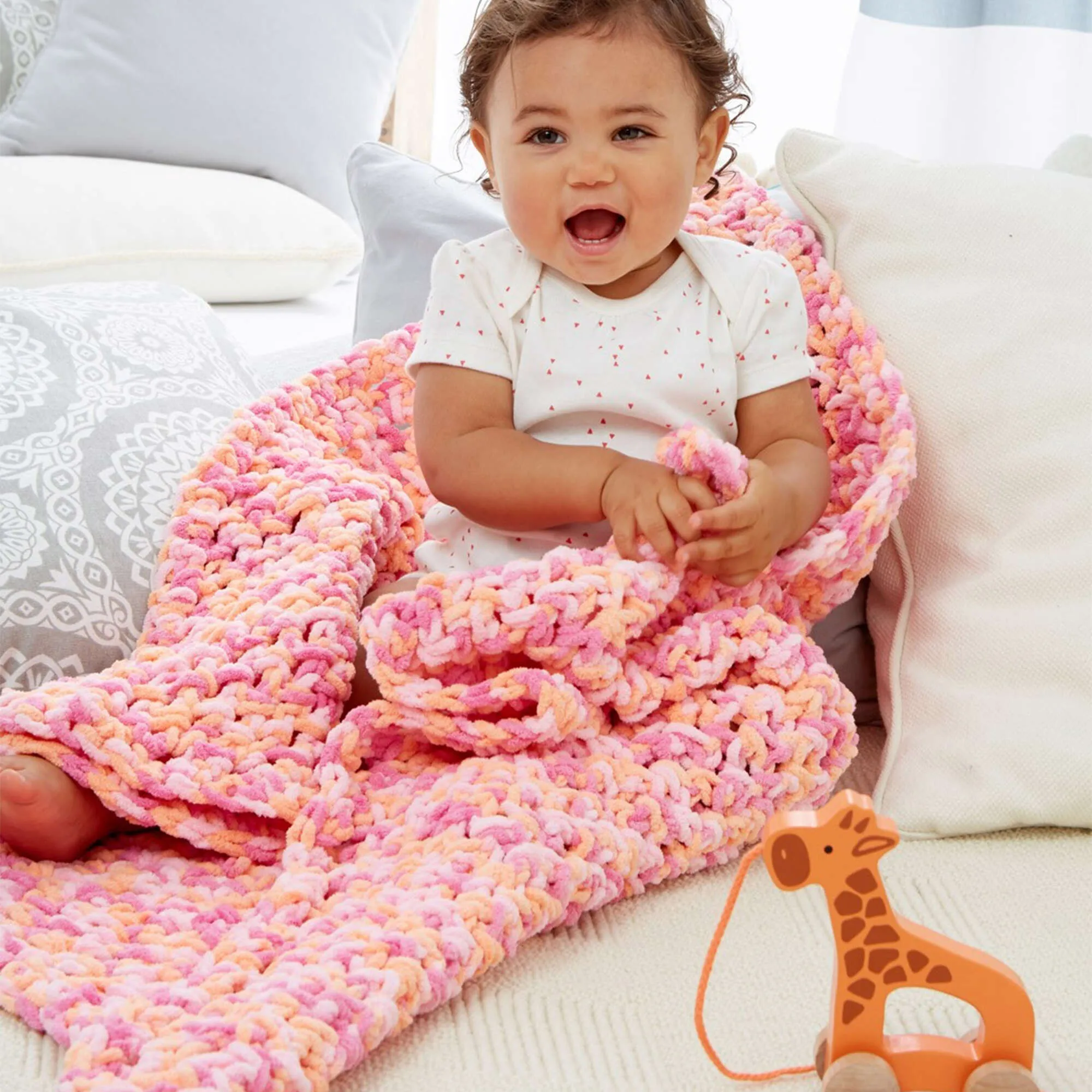 Bernat Simple Crochet Baby Blanket