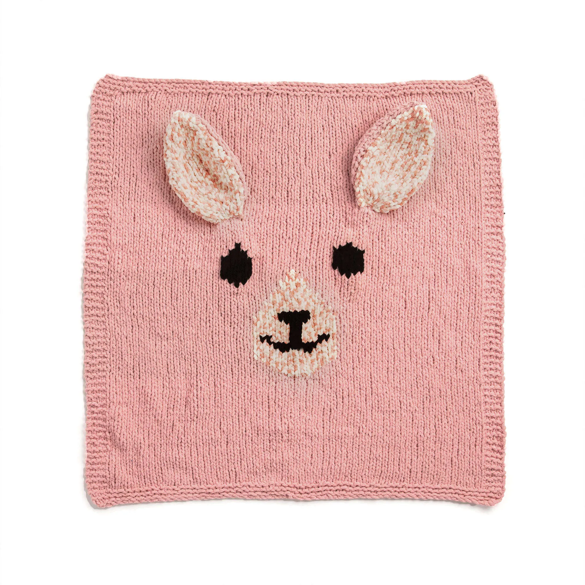 Bernat Snuggly Knit Bunny Crochet Blanket