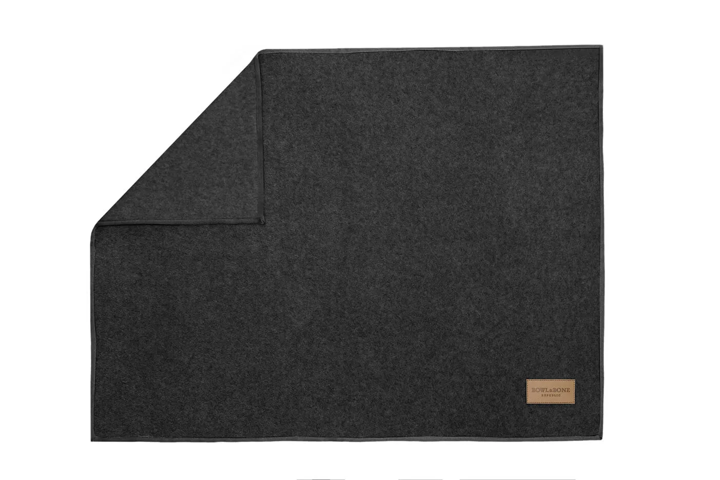 Bowl and Bone Zen Graphite Dog Blanket