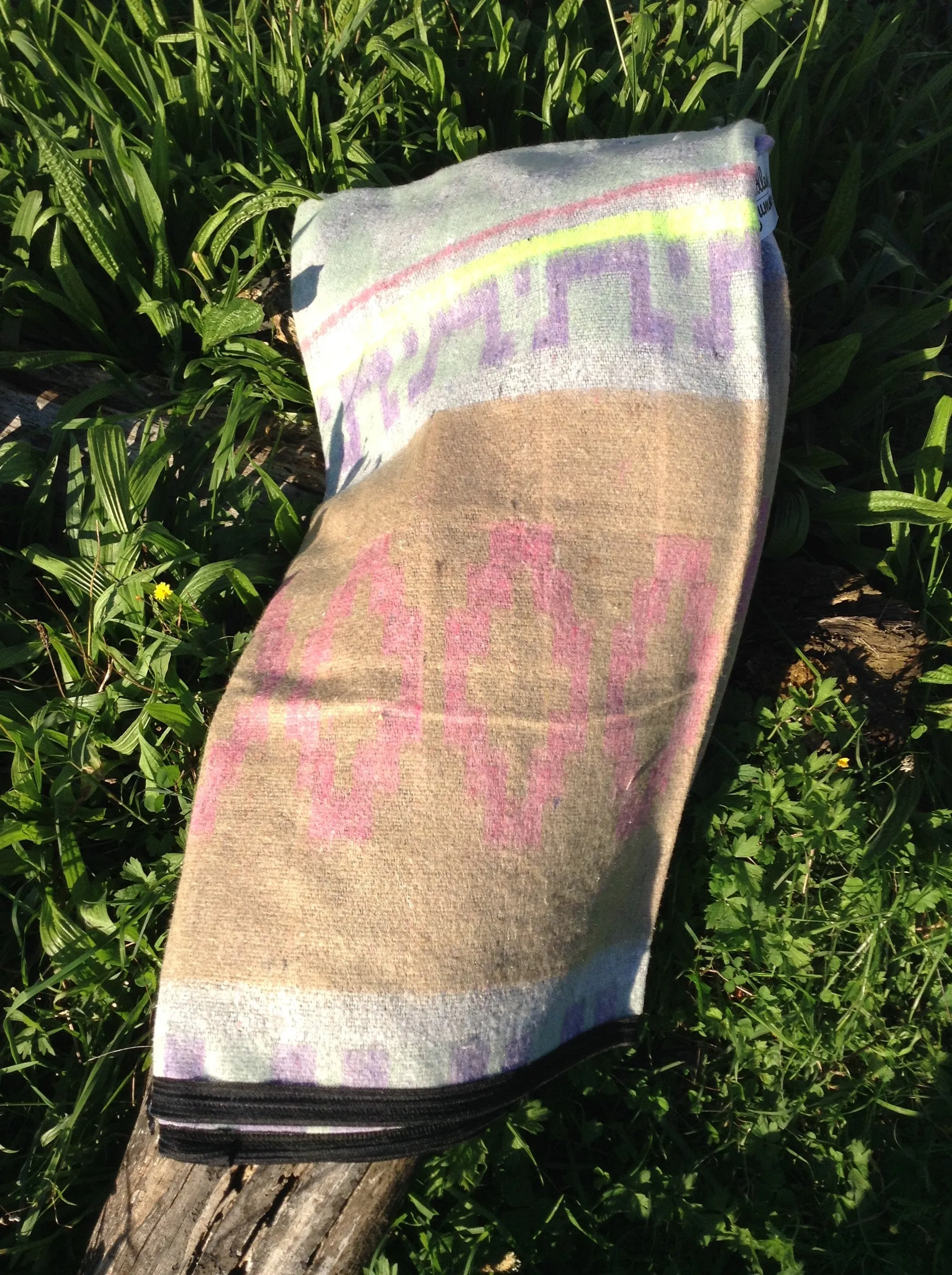 Brushed Indian Design Mexican Blanket