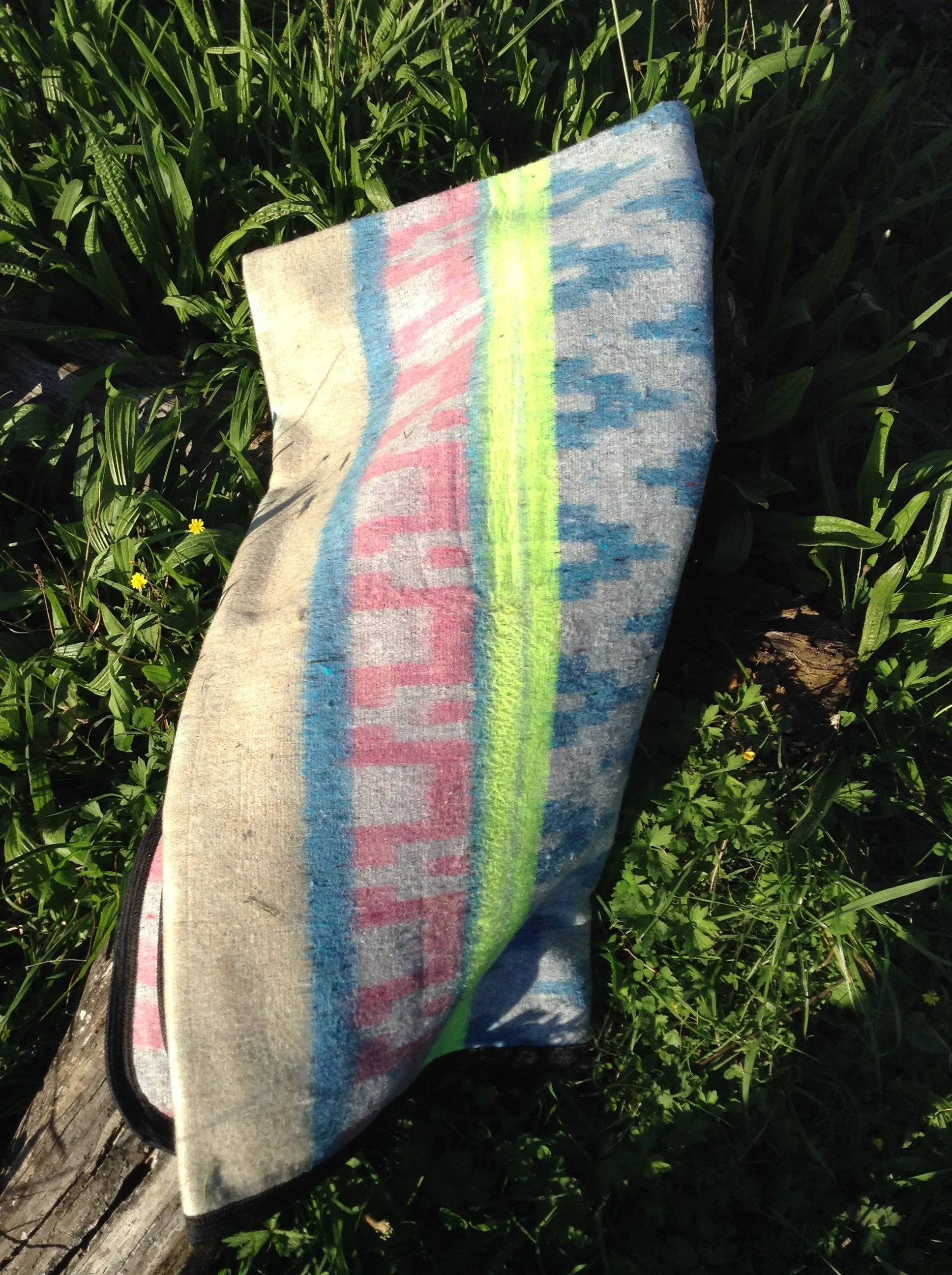 Brushed Indian Design Mexican Blanket