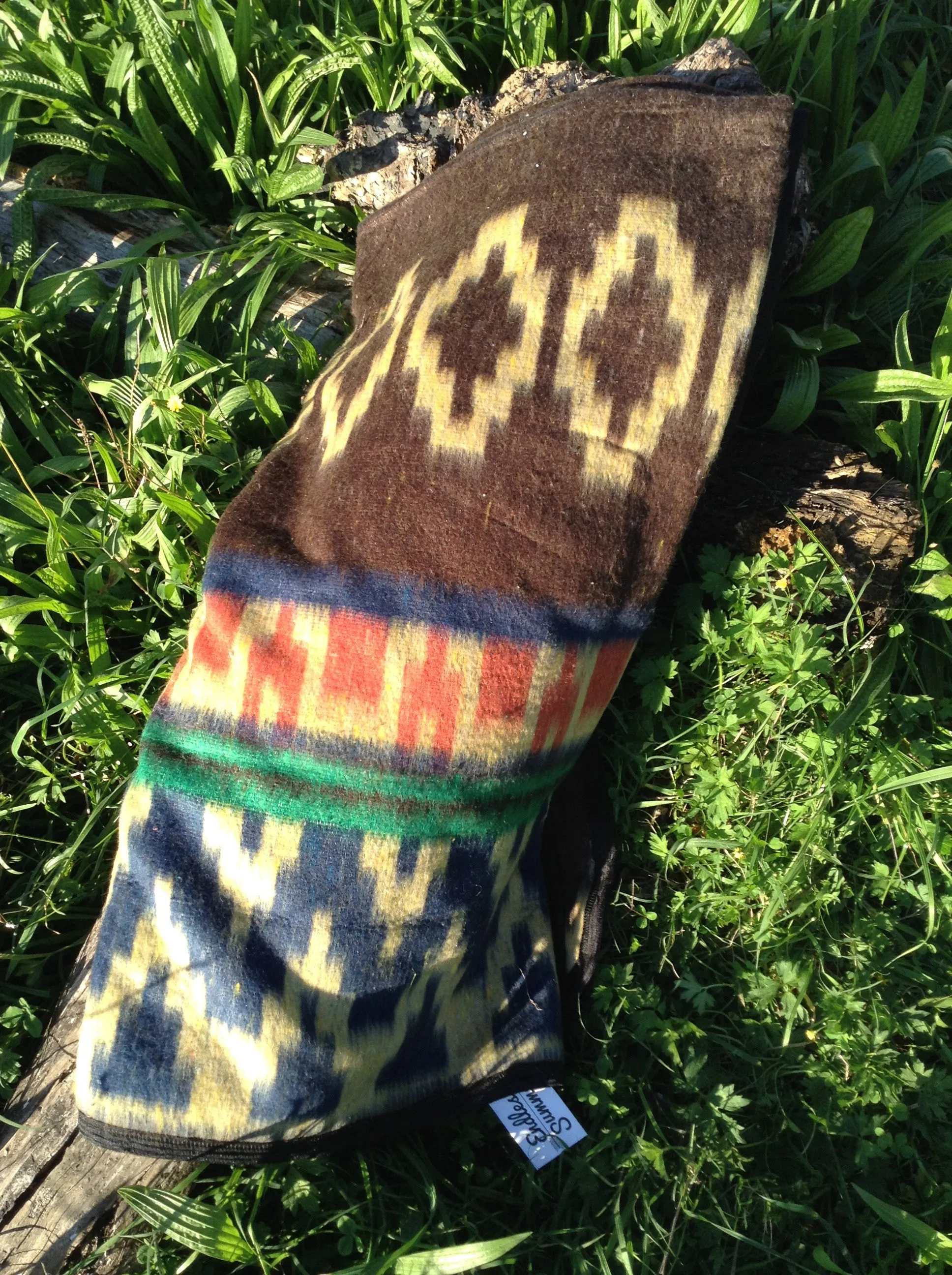 Brushed Indian Design Mexican Blanket