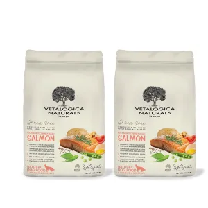 Bundle Pack of 2 x Vetalogica Naturals Grain Free Salmon Adult Dog Food 3kg