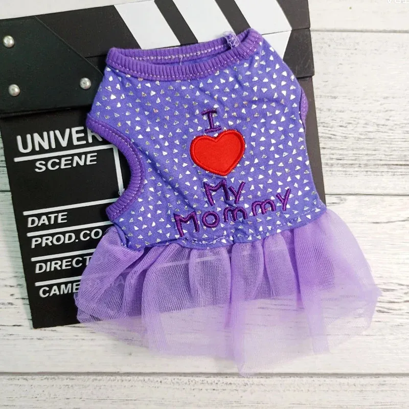 Cheap On Sale Stock Clothes For Small Dogs Cats Puppy Animal Summer Cooling Breathable Pet Vest Dresses Shirt Clearance Supplies