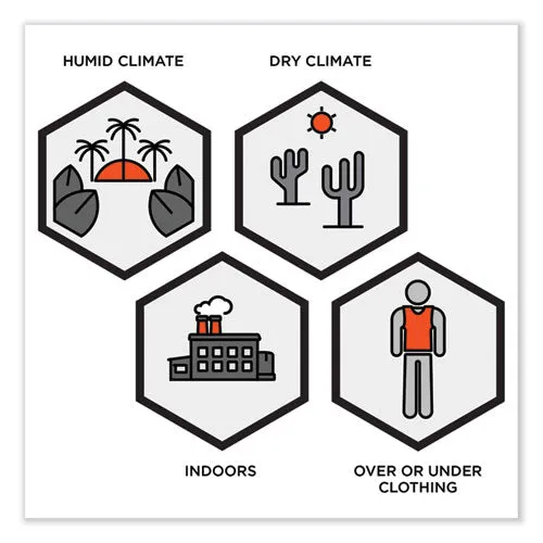Chill-its 6215 Premium Fr Phase Change Cooling Vest W/packs, Modacrylic Cotton, Small/med, Orange, Ships In 1-3 Business Days