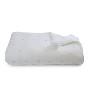 Confetti Cot Knit Blanket - White Multi