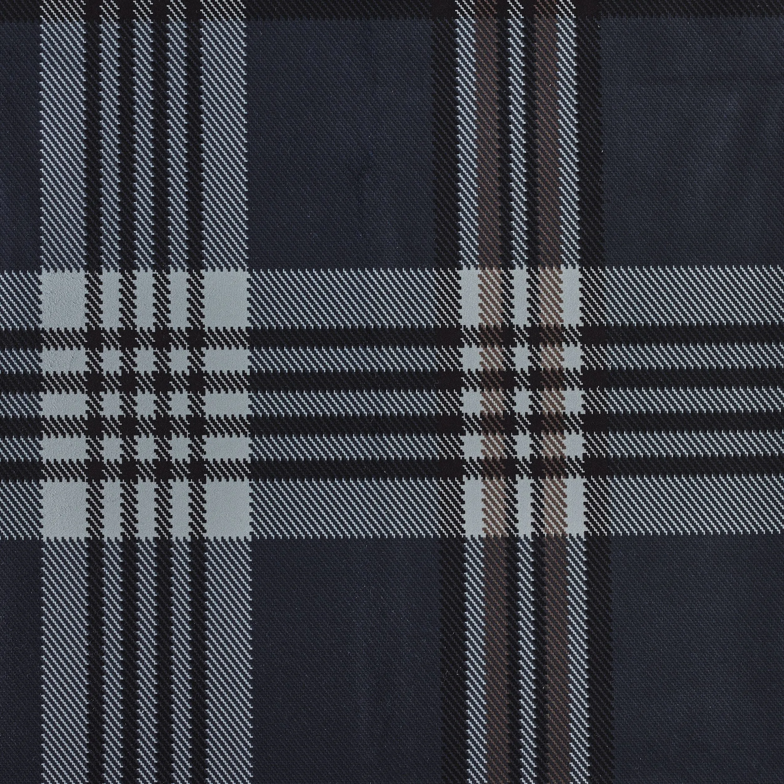 Cosmopolitan Crate Mat | Greystone Tartan Plaid Microvelvet