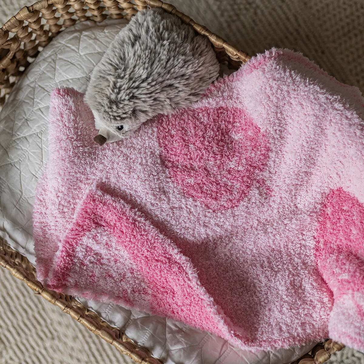 Cotton Candy Strawberry Print Lovey