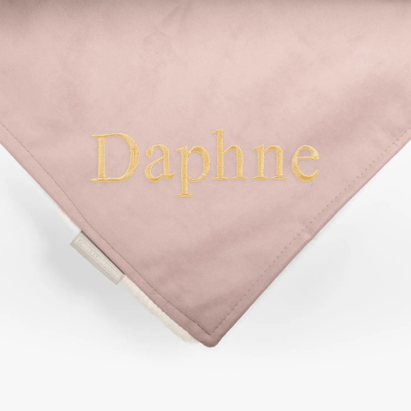 Dog & Puppy Blanket in Blossom Velvet by Lords & Labradors