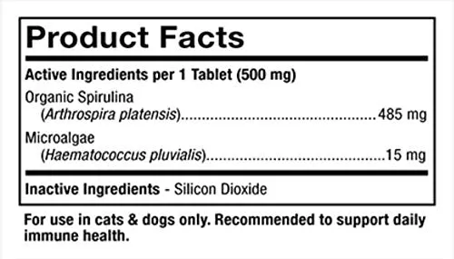 Dr. Mercola SpiruGreen for Cats and Dogs 180 Tablets