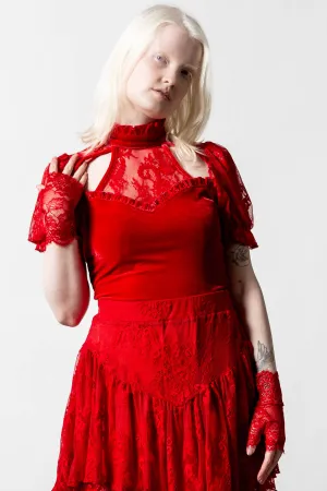Endora Top [SCARLET]