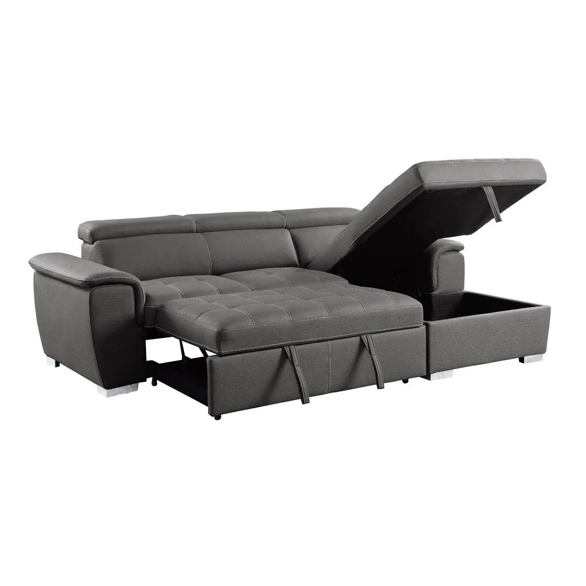 FlexRest Sleeper Sofa w/ Storage Chaise