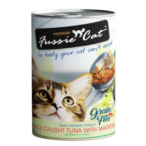Fussie Cat Wild Caught Tuna with Mackerel 400g