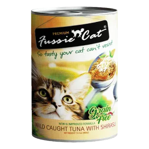 Fussie Cat Wild Caught Tuna with Shirasu 400g