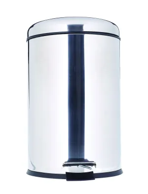Genware PBSS-20 Stainless Steel Pedal Bin 20L
