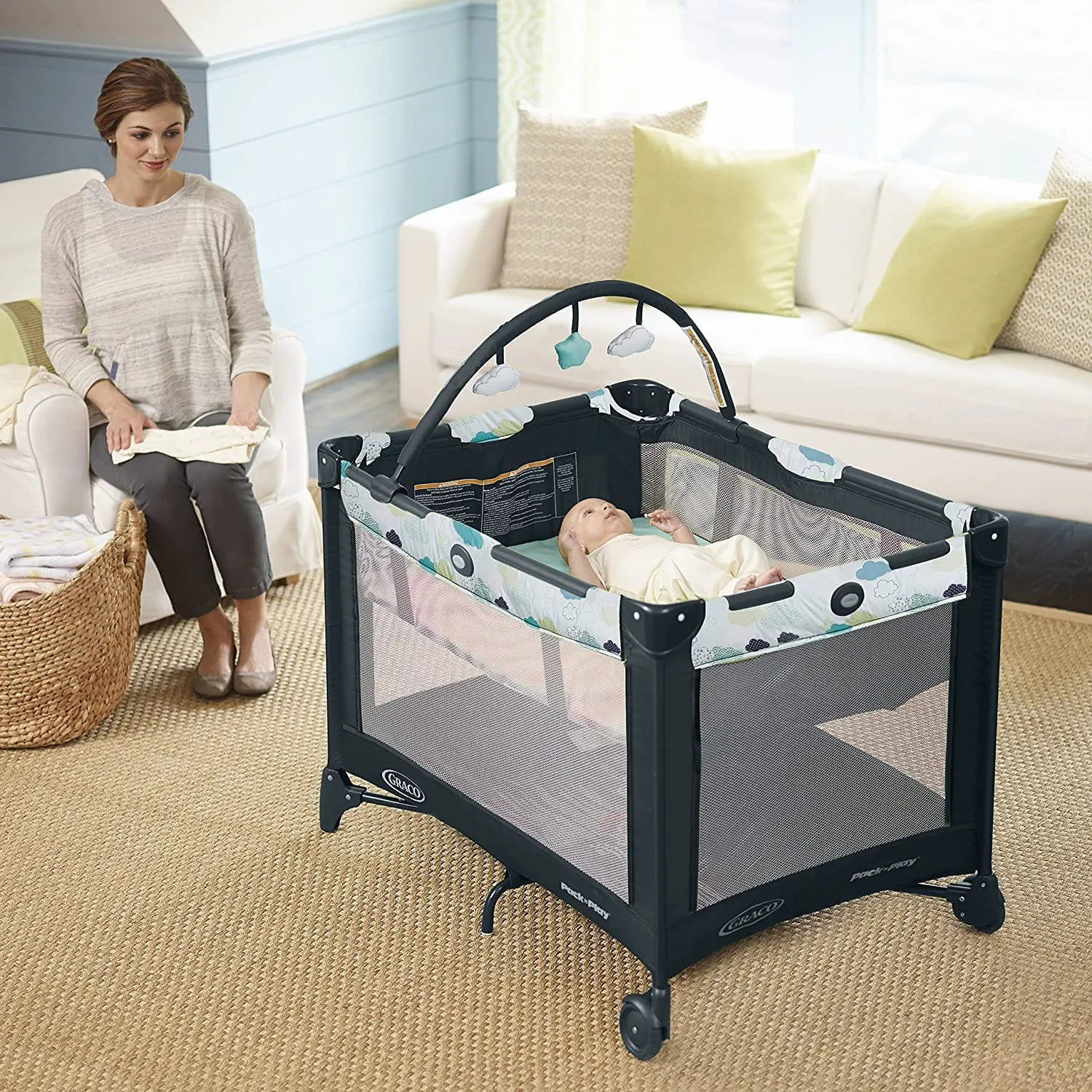 Graco Pack N Play On The Go Playard Stratus For A Comfortable Little One - 1927561