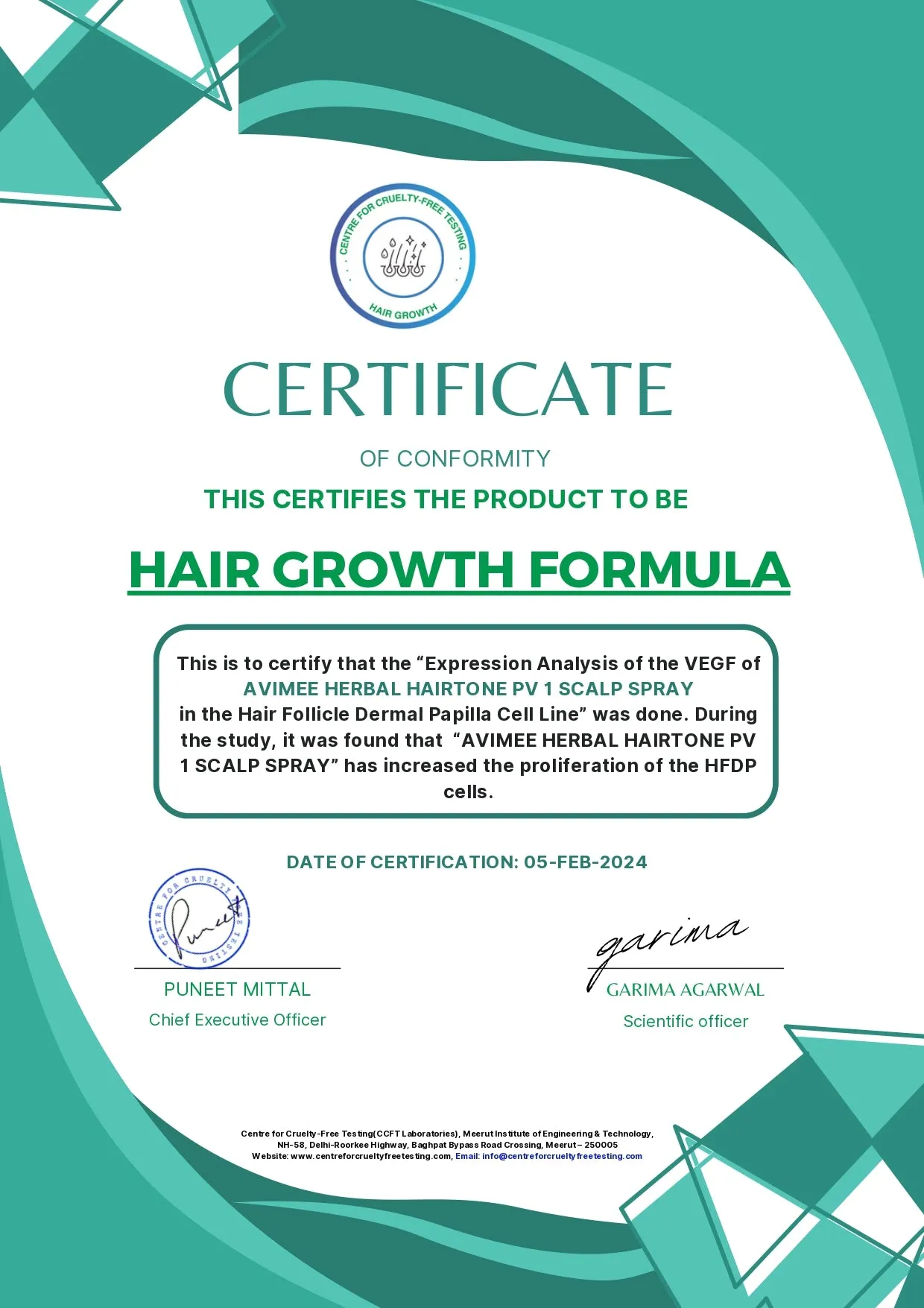 Hairtone PV 1 Scalp Spray Natural DHT Blocker