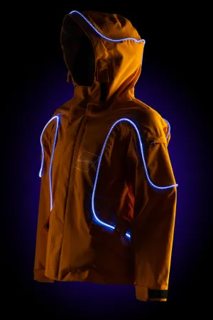 Halo LED Jacke - Outdoor & Bike 3L, yellow