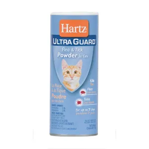 Hartz Ultra Guard Flea & Tick Powder for Cats 113g