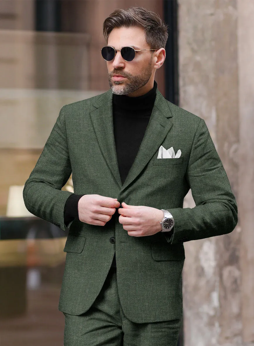 Italian Linen Jade Green Jacket