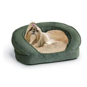 K&h Pet Products Deluxe Ortho Bolster Sleeper Pet Bed Extra Large Eggplant 50" X 40" X 10"