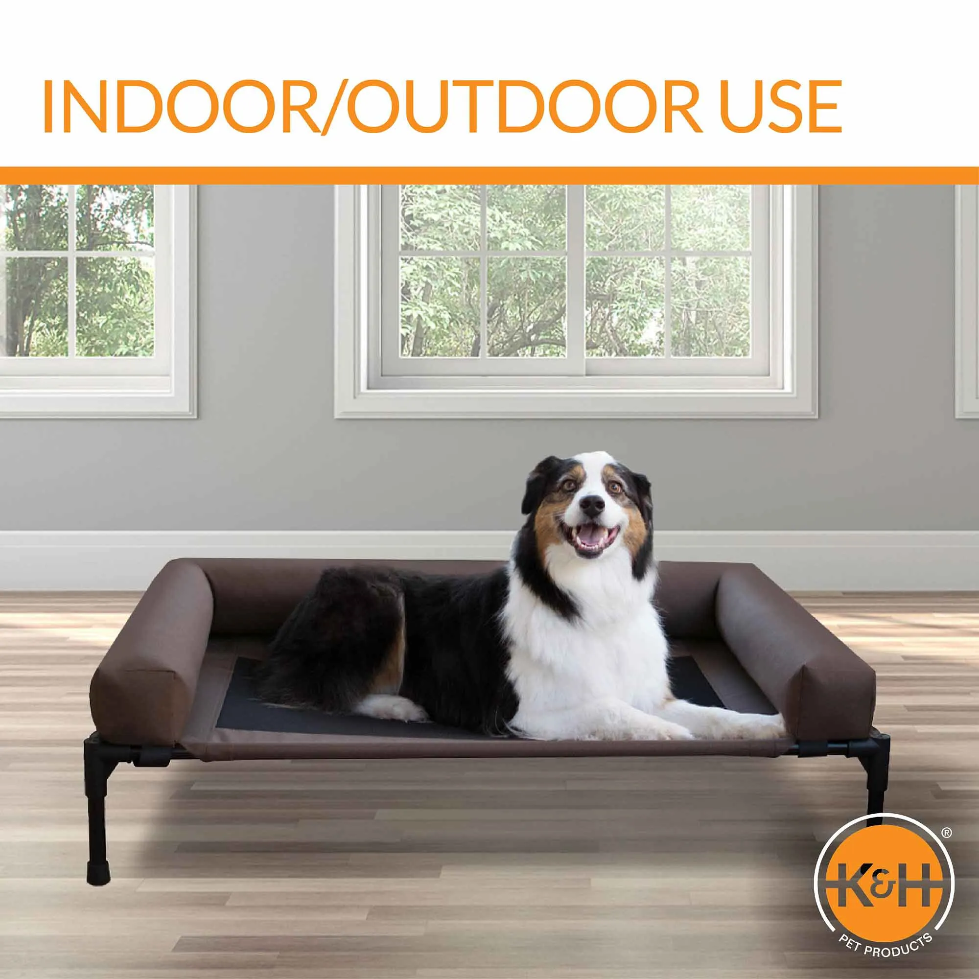 K&H Pet Products Original Bolster Pet Cot Elevated Pet Bed