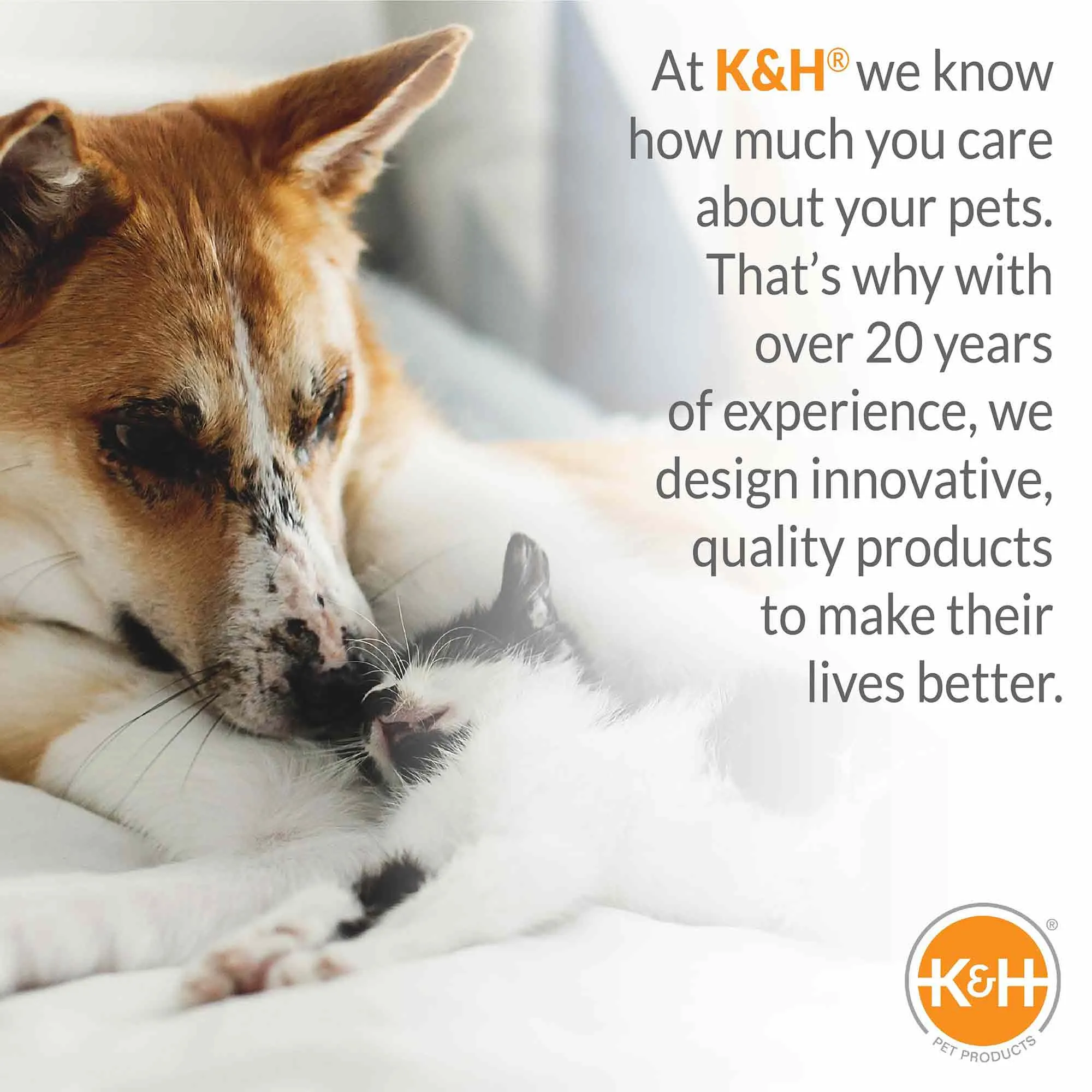 K&H Pet Products Original Bolster Pet Cot Elevated Pet Bed