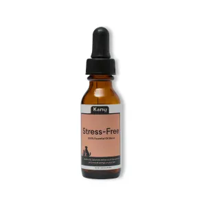 Kanu Pet No Stress Flower Essence Oils for Pets, Promotes Calmness, Controls Fear and Anxiety