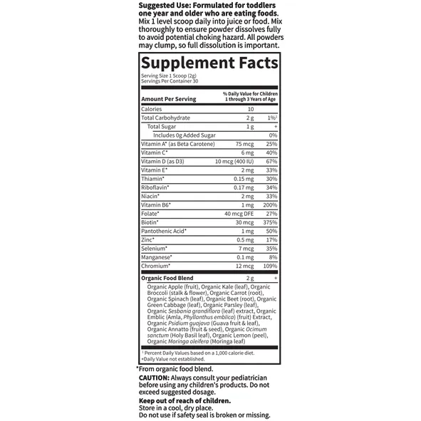Kids Multivitamin Powder 2.11 oz. by Garden of Life