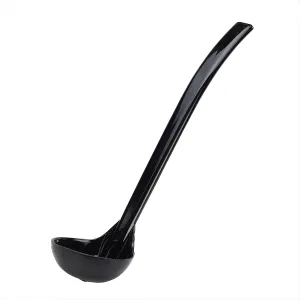 Ladle 9 1/2" 1oz Plain Black - Pack 1
