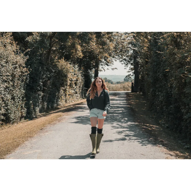 Le Chameau Ladies Vierzon Jersey Lined Wellington Boots - Iconic Green