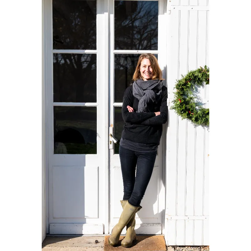 Le Chameau Ladies Vierzon Jersey Lined Wellington Boots - Iconic Green