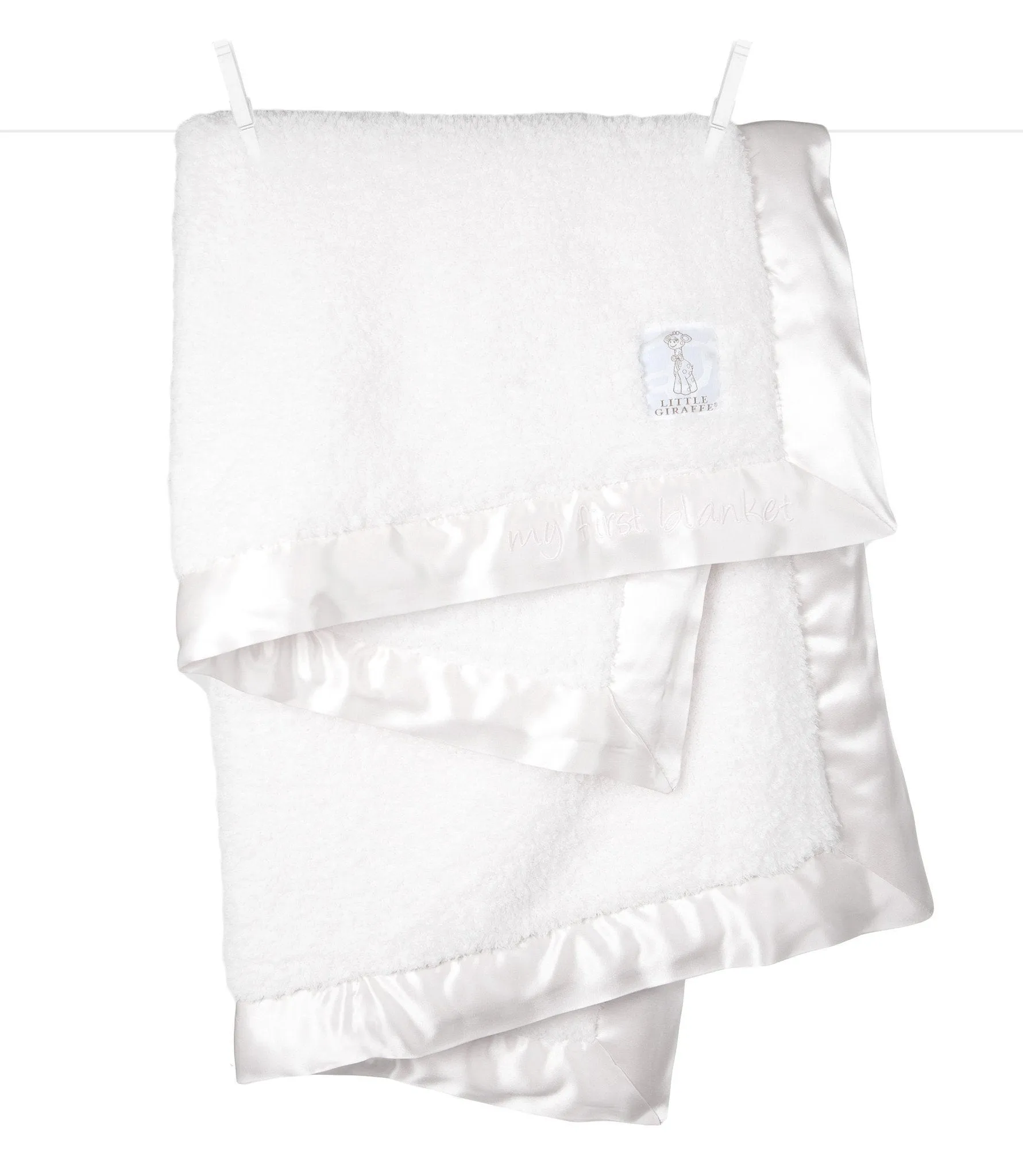 Little Giraffe Chenille Baby Blanket (more colors)