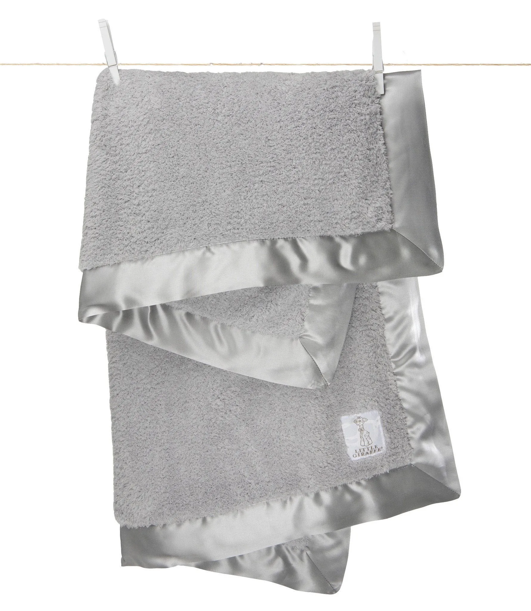 Little Giraffe Chenille Baby Blanket (more colors)