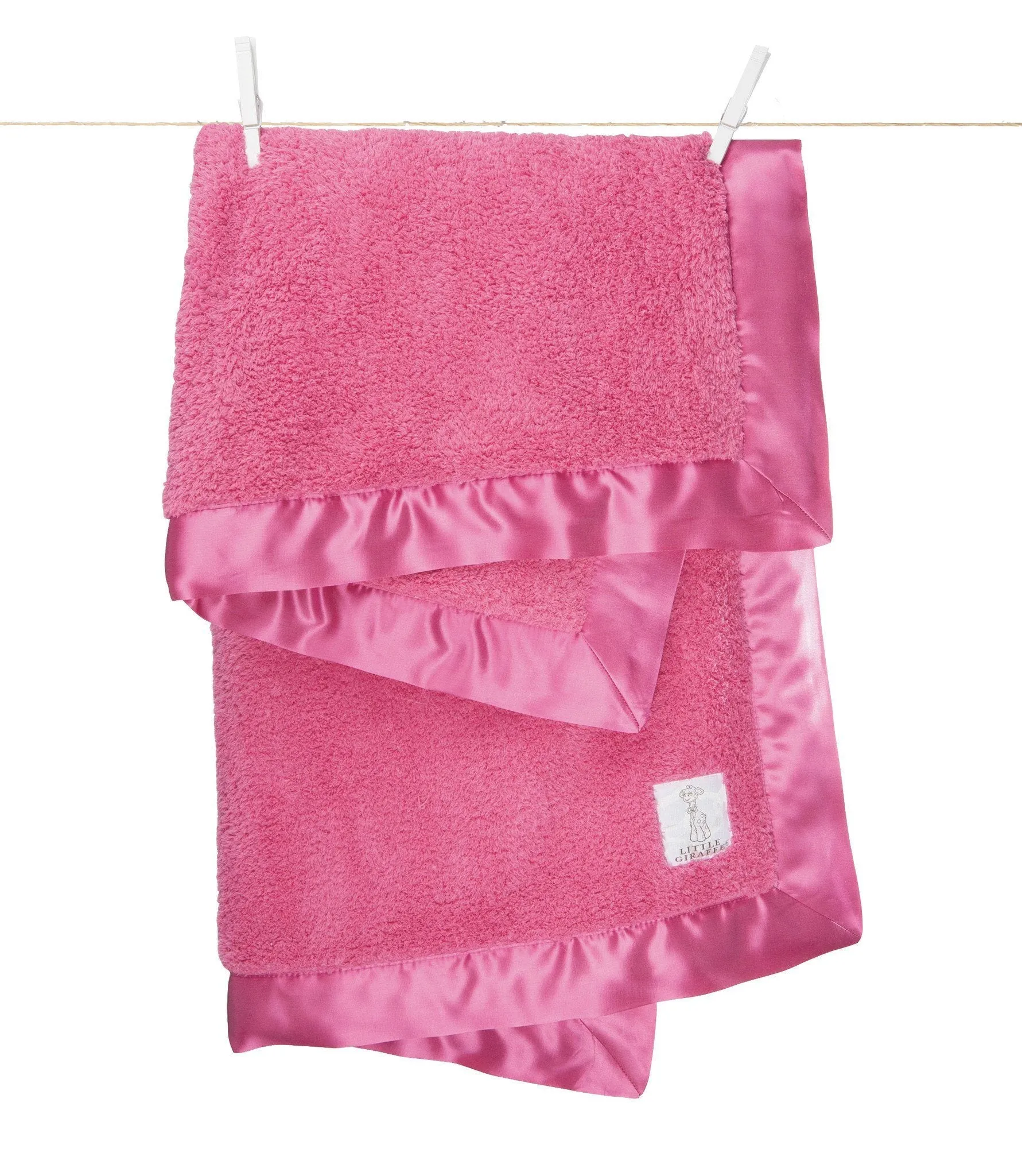 Little Giraffe Chenille Baby Blanket (more colors)