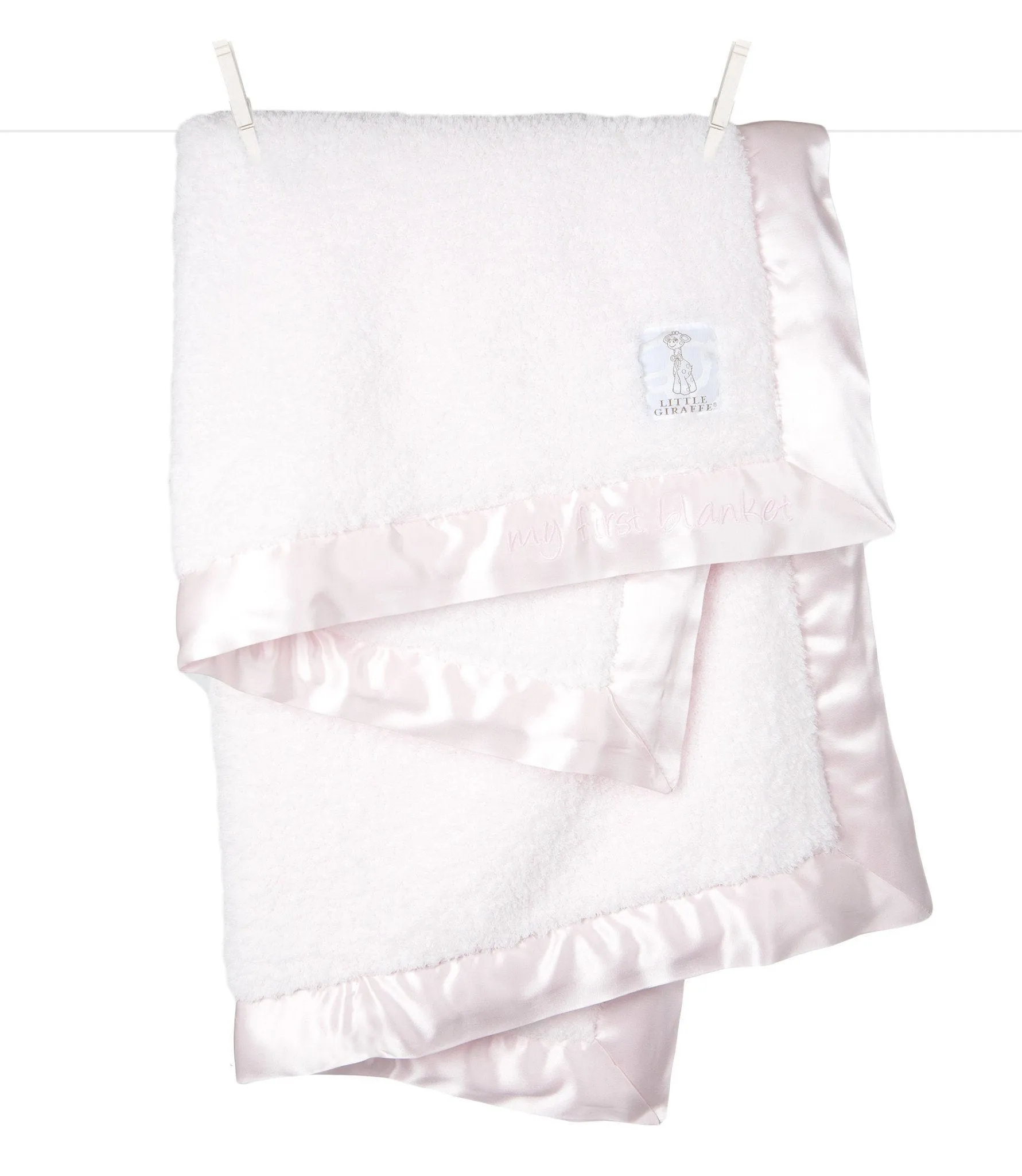 Little Giraffe Chenille Baby Blanket (more colors)