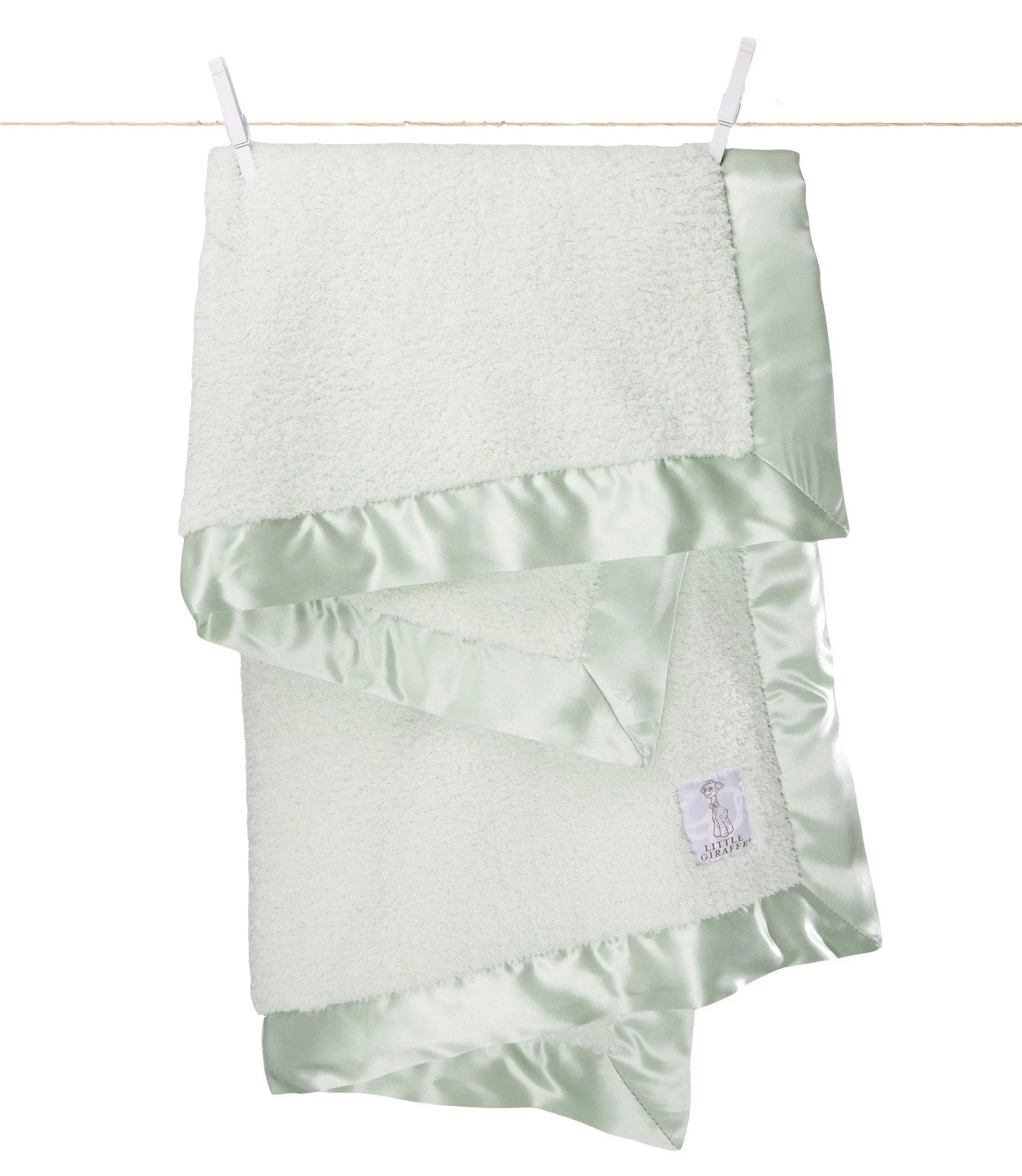 Little Giraffe Chenille Baby Blanket (more colors)