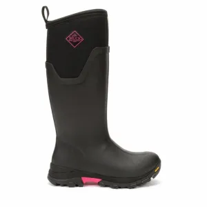 Muck Footwear Women ARCTIC ICE VIBRAM ARCTIC GRIP ALL TERRAIN TALL BLACK/HOTPINK