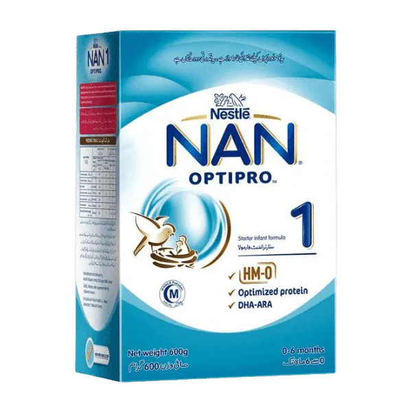 NESTLE NAN 1 OPTIPRO 0-6 MONTHS 600GM