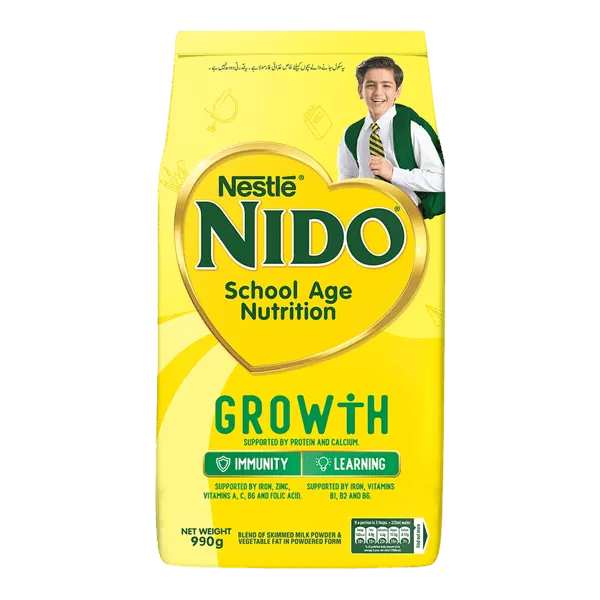 NESTLE NIDO SCHOOL AGE NUTRITION GROWTH 990G