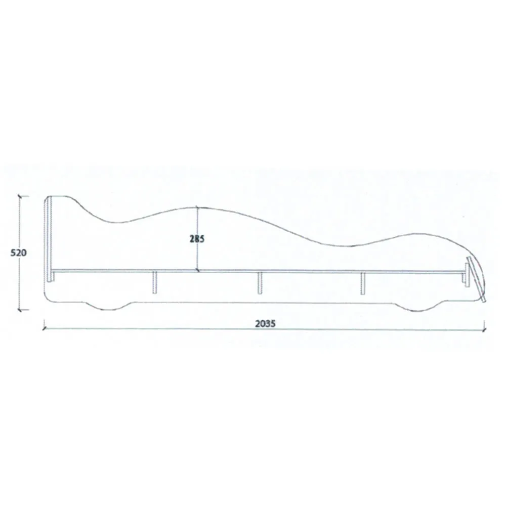 No.5 Special Racing Car Bed - Blue