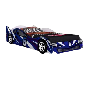 No.5 Special Racing Car Bed - Blue