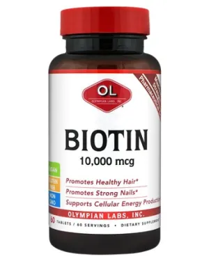 Olympian Labs Biotin 10000 mcg 60 Tablet