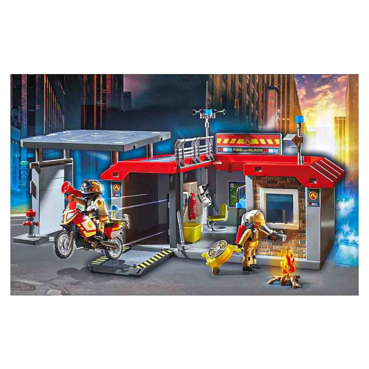 Playmobil City Action Take Along Fire Station Playset