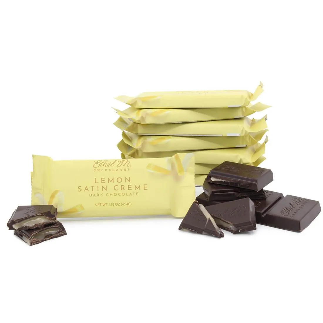 Premium Dark Chocolate Lemon Satin Crème Bar