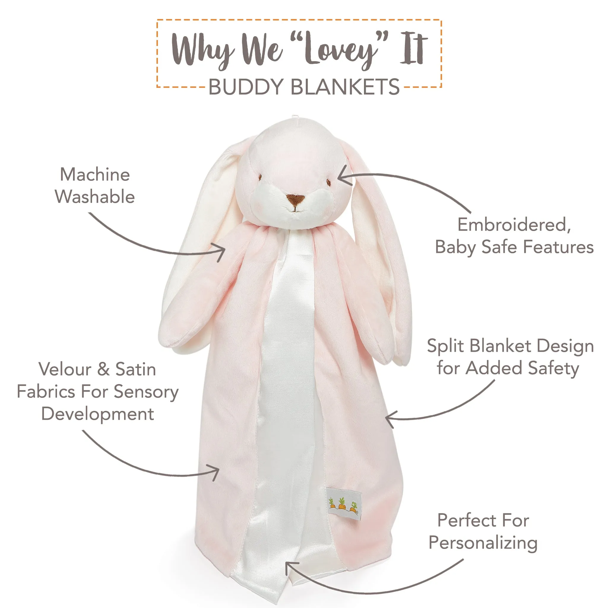 RETIRED - Nibble Buddy Blanket - Blossom