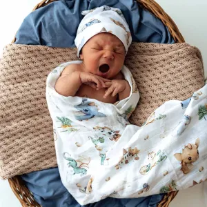 Snuggle Hunny - Muslin Wrap Organic Dragon